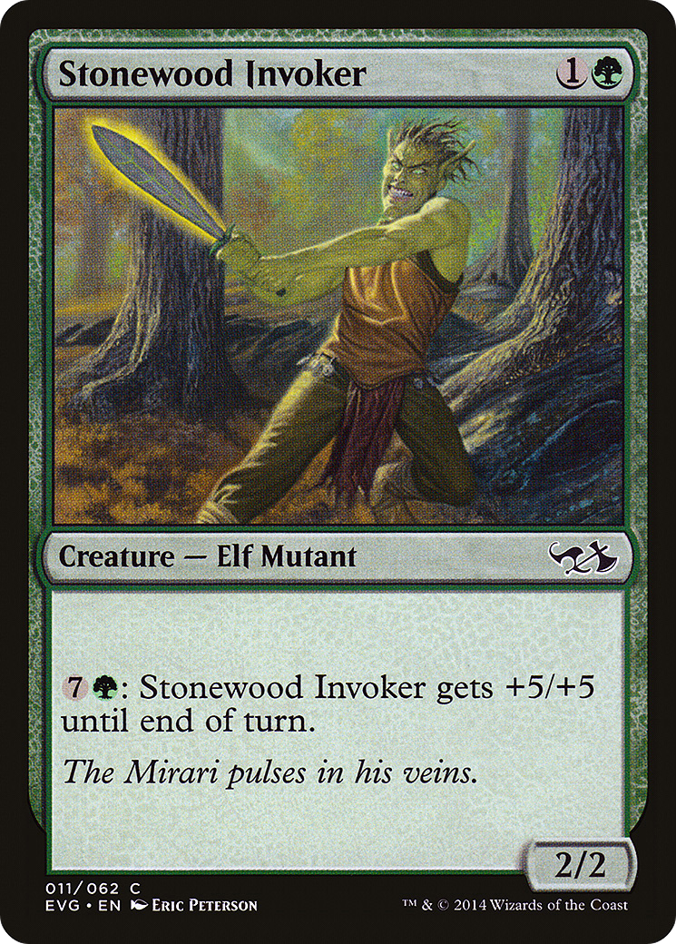 Stonewood Invoker (Elves vs. Goblins) [Duel Decks Anthology]-1
