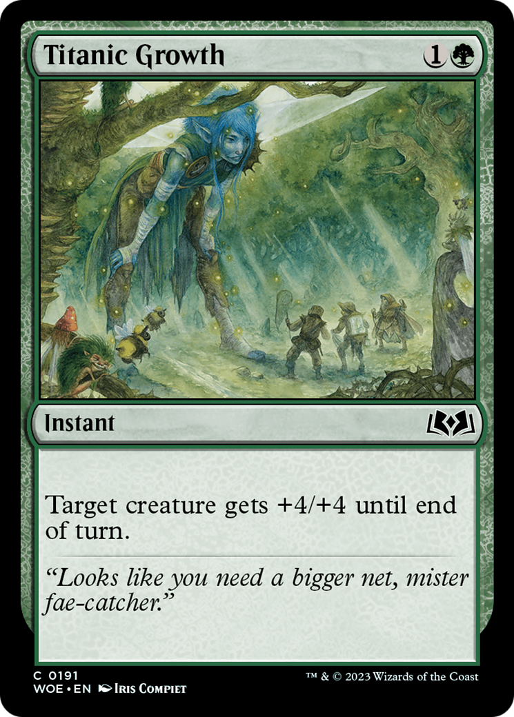 Titanic Growth [Wilds of Eldraine]-1