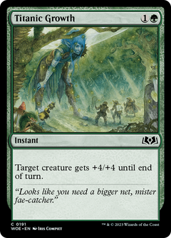 Titanic Growth [Wilds of Eldraine]-1
