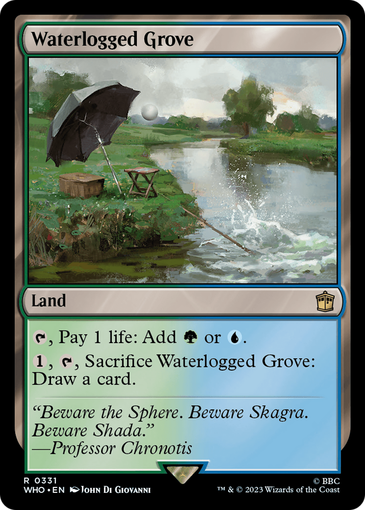 Waterlogged Grove (WHO-331) - Doctor Who Foil-1