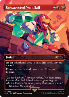 Unexpected Windfall (2092) (Rainbow Foil) [Secret Lair Drop Series]-1