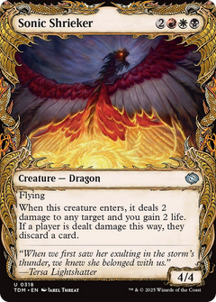 Sonic Shrieker (Showcase) [Tarkir: Dragonstorm]-1