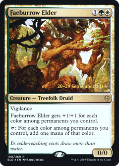 Faeburrow Elder [Throne of Eldraine Prerelease Promos]-1