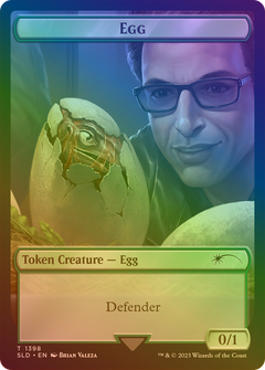 Egg Token (Rainbow Foil) [Secret Lair Drop Series]-1