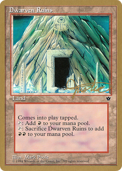 Dwarven Ruins (Mark Justice) [Pro Tour Collector Set]-1