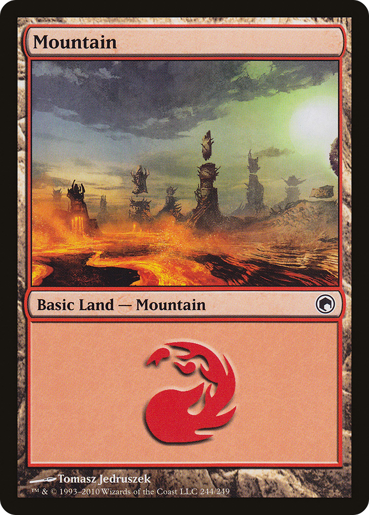 Mountain (244) [Scars of Mirrodin]-1
