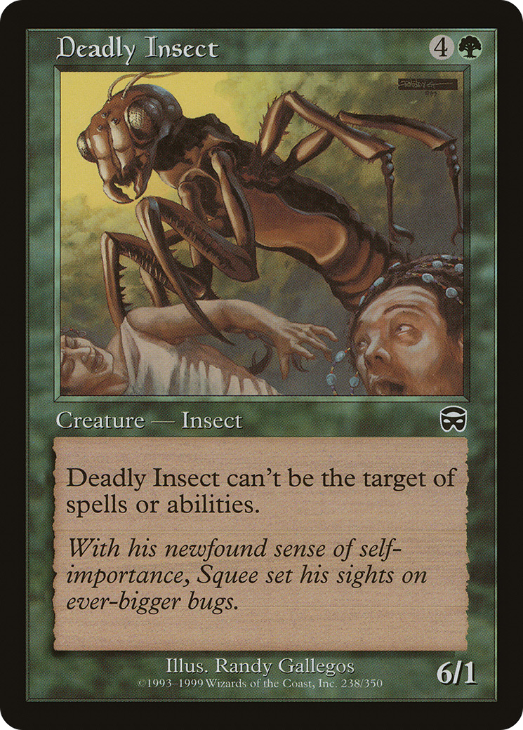 Deadly Insect [Mercadian Masques]-1
