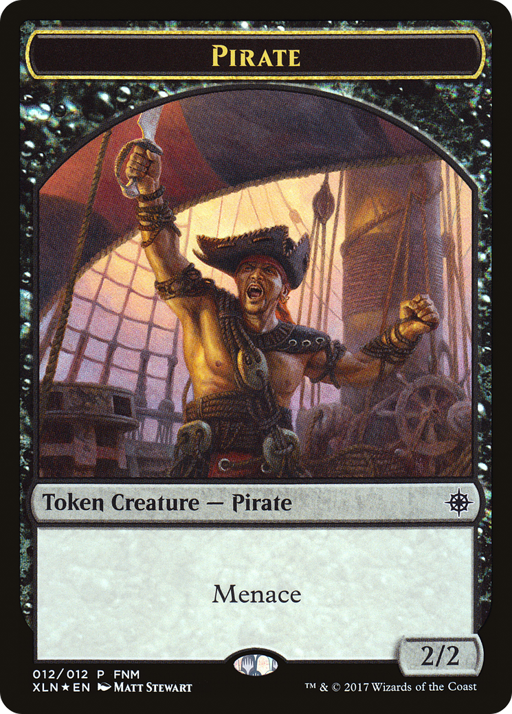Pirate // Treasure Double-Sided Token [Friday Night Magic 2017]-3