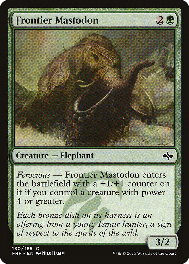 Frontier Mastodon [Fate Reforged]-1