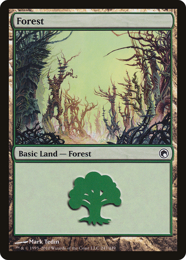 Forest (247) [Scars of Mirrodin]-1