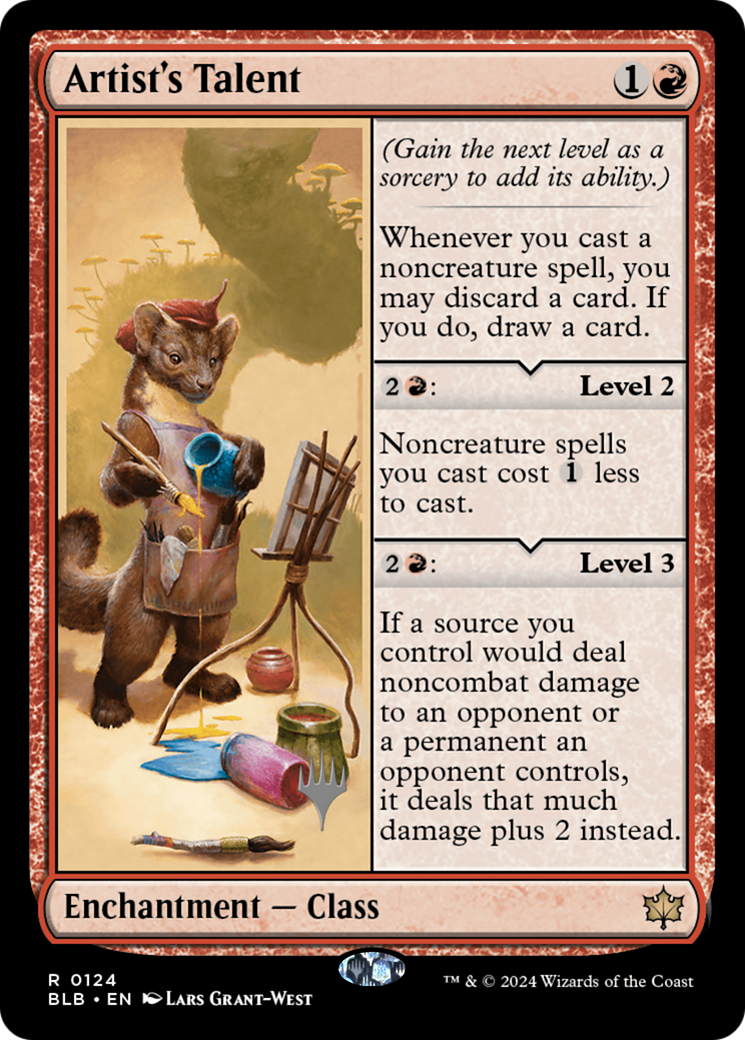 Artist's Talent (Promo Pack) [Bloomburrow Promos]-1