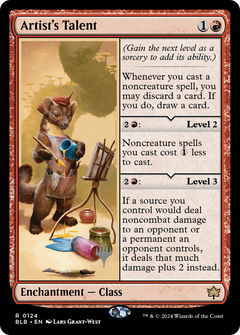 Artist's Talent (Promo Pack) [Bloomburrow Promos]-1