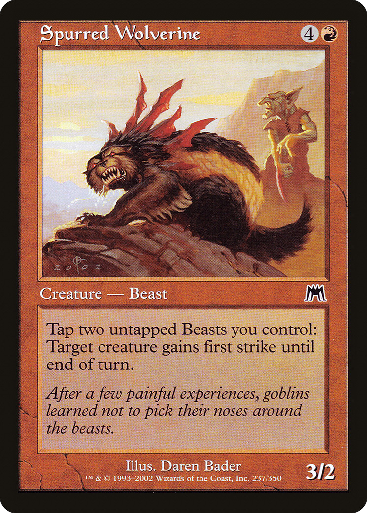 Spurred Wolverine [Onslaught]-1