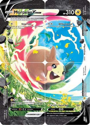 Morpeko V-UNION (SWSH215-218) (Set of 4) [Sword & Shield: Black Star Promos]-1