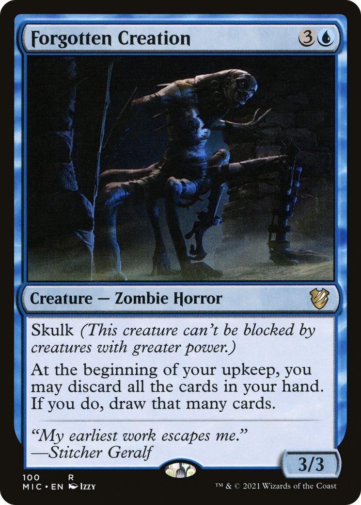 Forgotten Creation [Innistrad: Midnight Hunt Commander]-1