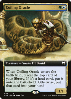 Coiling Oracle (Extended Art) [Commander Legends]-1