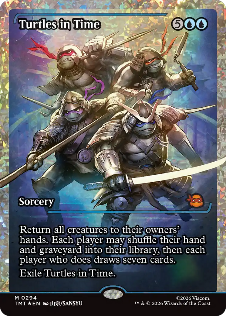 Turtles in Time (Showcase) (Fracture Foil) [Teenage Mutant Ninja Turtles]-1