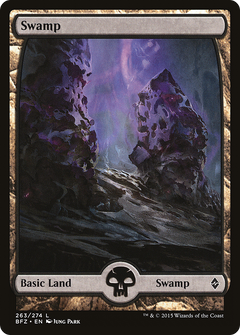 Swamp (263) (Full Art) [Battle for Zendikar]-1