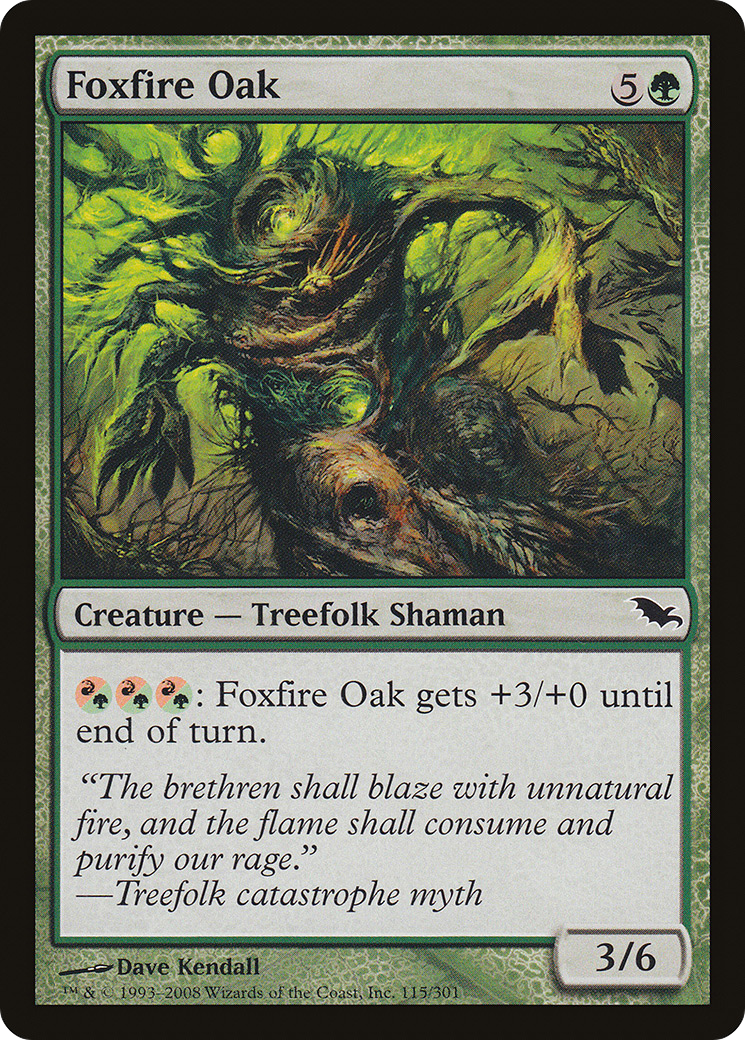 Foxfire Oak [Shadowmoor]-1