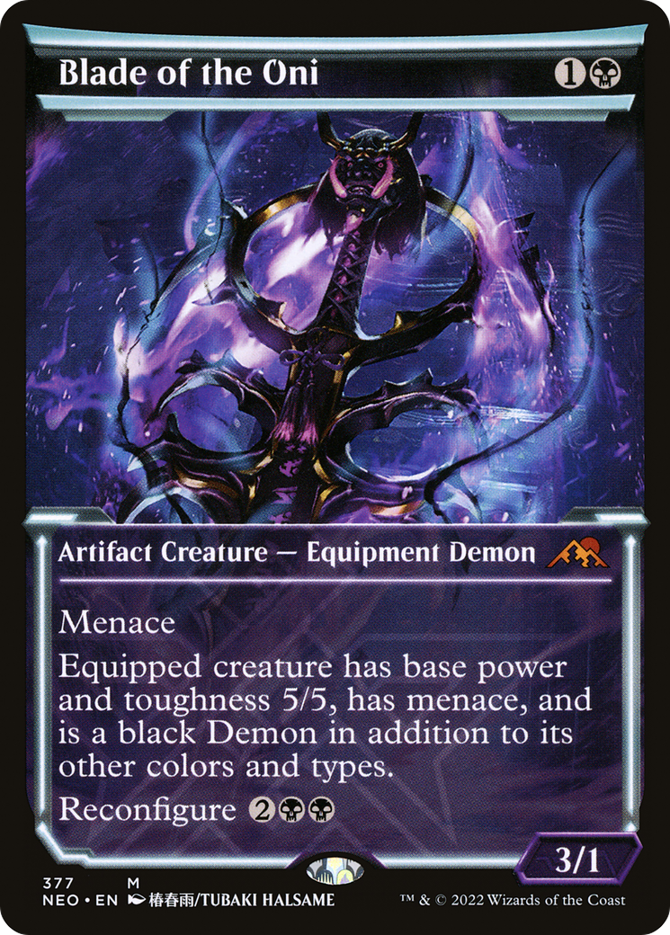 Blade of the Oni (Showcase Soft Glow) [Kamigawa: Neon Dynasty]-1