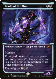 Blade of the Oni (Showcase Soft Glow) [Kamigawa: Neon Dynasty]-1