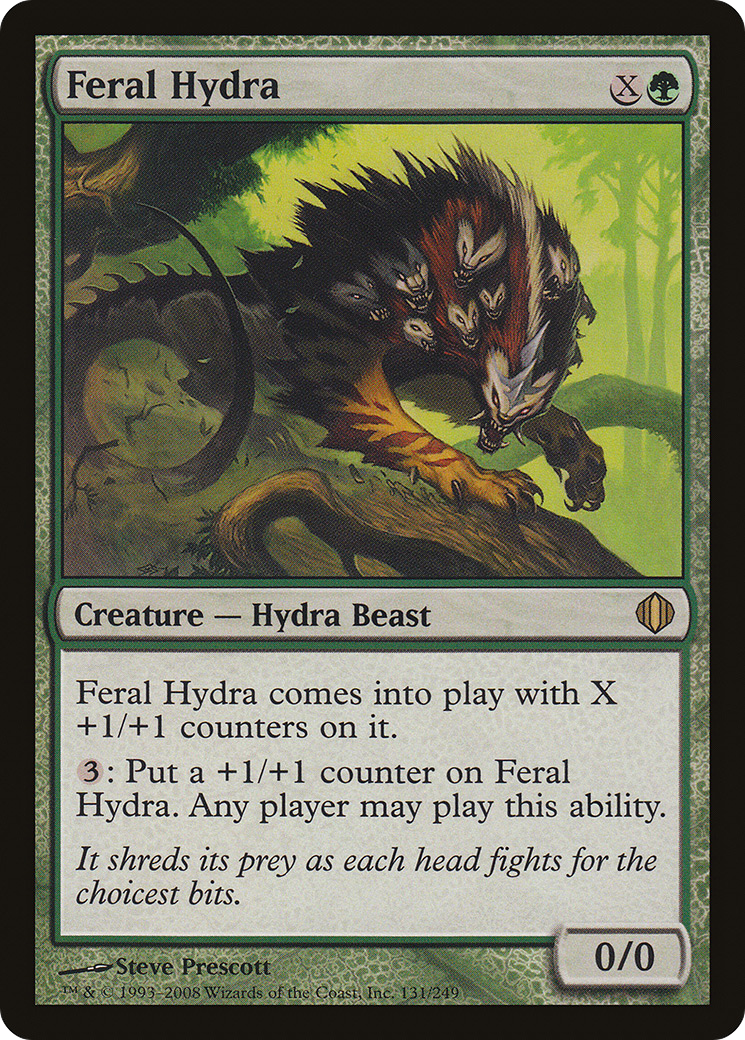 Feral Hydra [Shards of Alara]-1