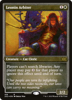 Leonin Arbiter (Foil Etched) [Double Masters 2022]-1