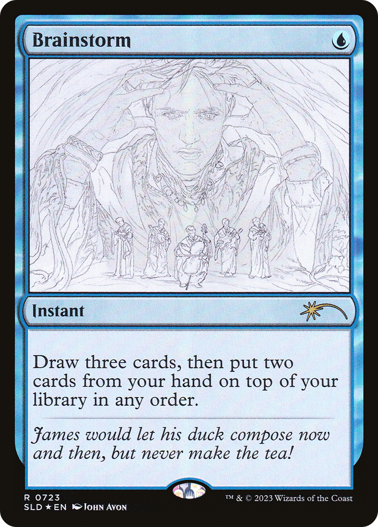 Brainstorm (0723) (Sketch Showcase) [Secret Lair Drop Series]-1