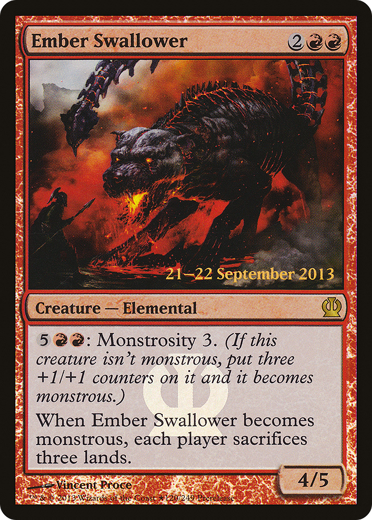 Ember Swallower [Theros Prerelease Promos]-1