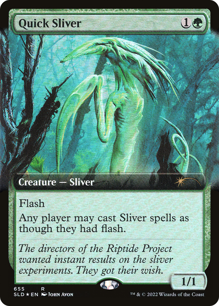 Quick Sliver (Extended Art) [Secret Lair Drop Promos]-1