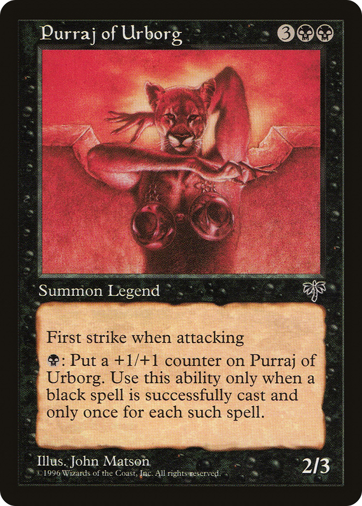 Purraj of Urborg [Mirage]-1
