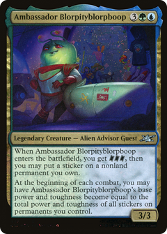 Ambassador Blorpityblorpboop (Galaxy Foil) [Unfinity]-1