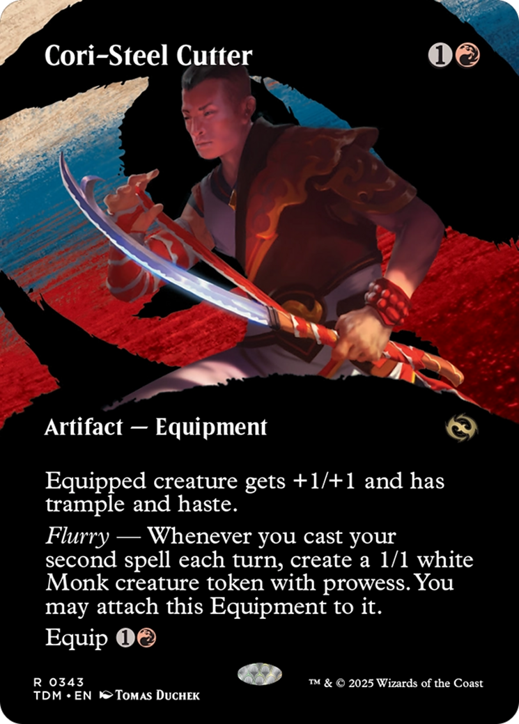 Cori-Steel Cutter (Borderless) [Tarkir: Dragonstorm]-1