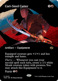 Cori-Steel Cutter (Borderless) [Tarkir: Dragonstorm]-1
