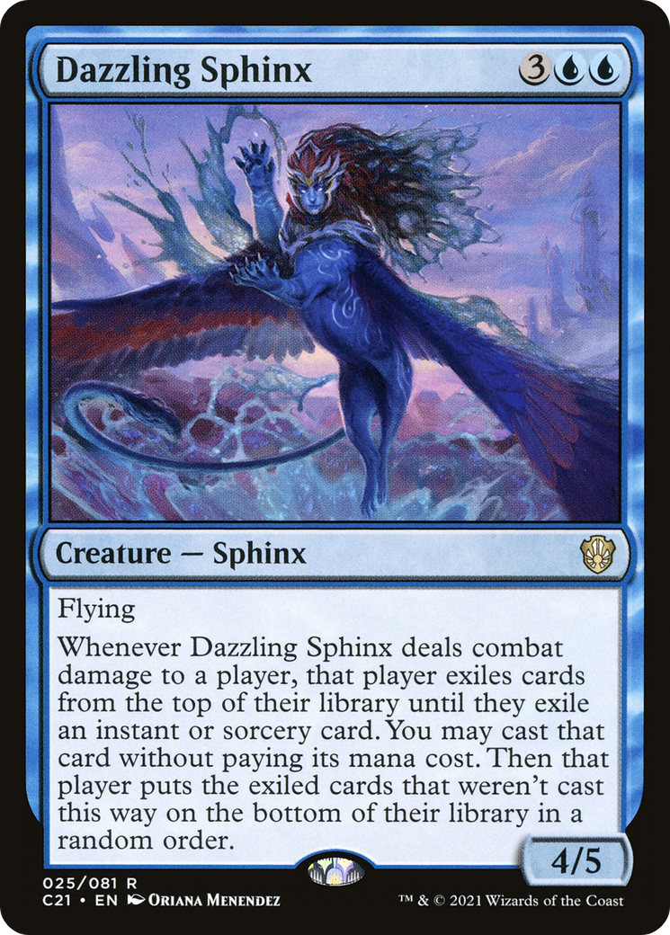 Dazzling Sphinx [Commander 2021]-1