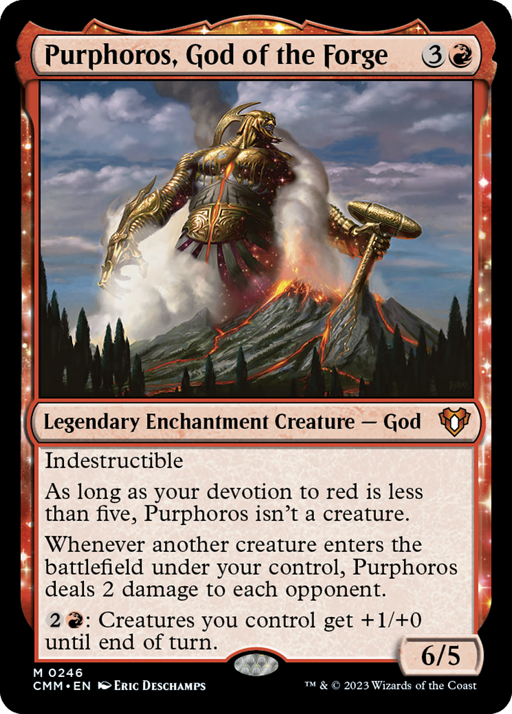 Purphoros, God of the Forge [Commander Masters]-1