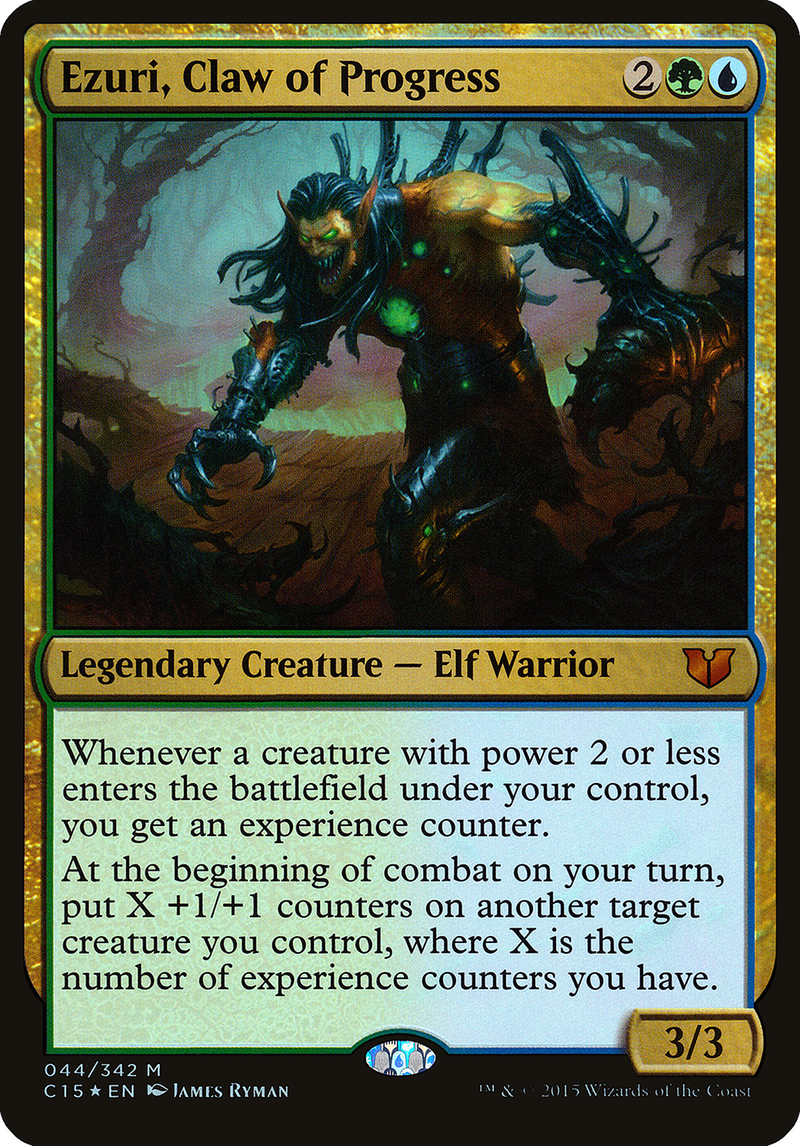Ezuri, Claw of Progress (Oversized) [Commander 2015 Oversized]-1