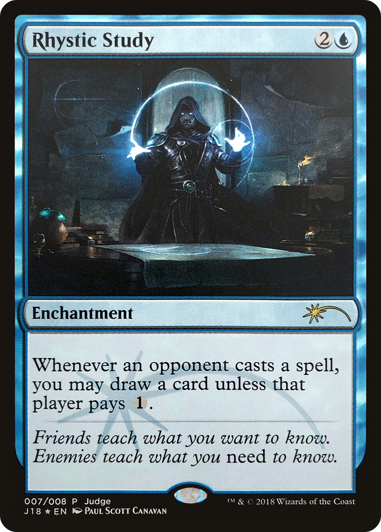 Rhystic Study [Judge Gift Cards 2018]-1