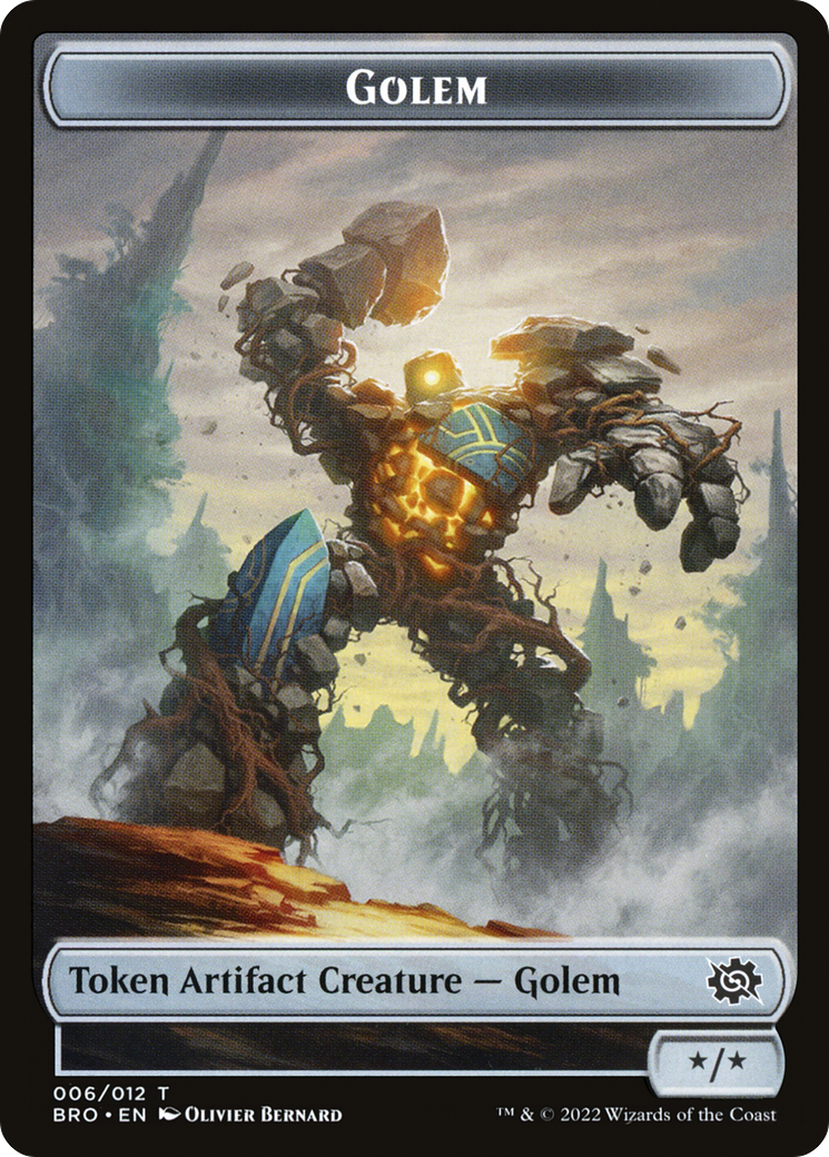 Golem (TBRO-006) - The Brothers' War Tokens-1