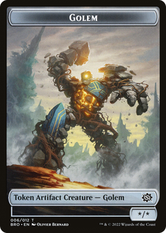 Golem (TBRO-006) - The Brothers' War Tokens-1