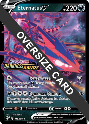 Eternatus V (116/189) (Jumbo Card) [Sword & Shield: Darkness Ablaze]-1