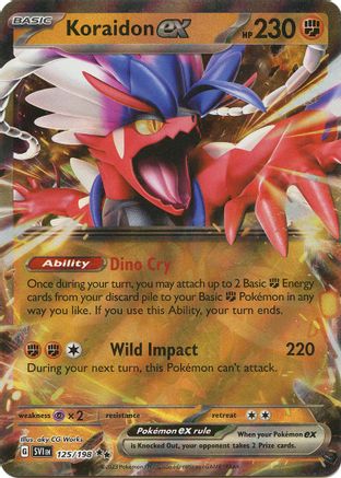 Koraidon ex (125/198) [Scarlet & Violet: Base Set]-1