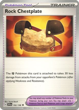 Rock Chestplate (192/198) [Scarlet & Violet: Base Set]-1