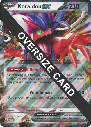 Koraidon ex (125/198) (Jumbo Card) [Scarlet & Violet: Base Set]-1