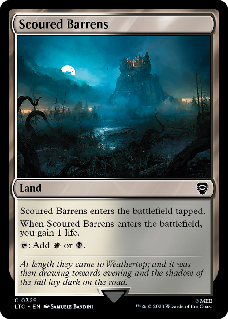 Scoured Barrens [The Lord of the Rings: Tales of Middle-Earth Commander]-1