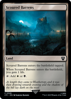 Scoured Barrens [The Lord of the Rings: Tales of Middle-Earth Commander]-1