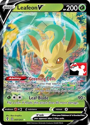Leafeon V (007/203) [Prize Pack Series One]-1