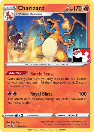 Charizard (025/185) [Prize Pack Series One]-1
