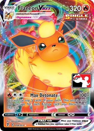 Flareon VMAX (018/203) [Prize Pack Series One]-1