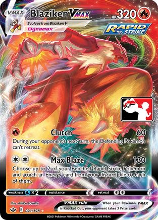 Blaziken VMAX (021/198) [Prize Pack Series One]-1